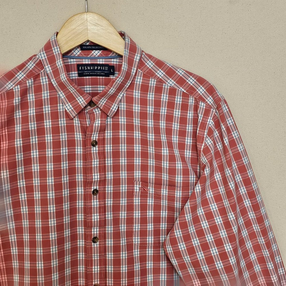 Fish Hippie Solace Collection Button Down L